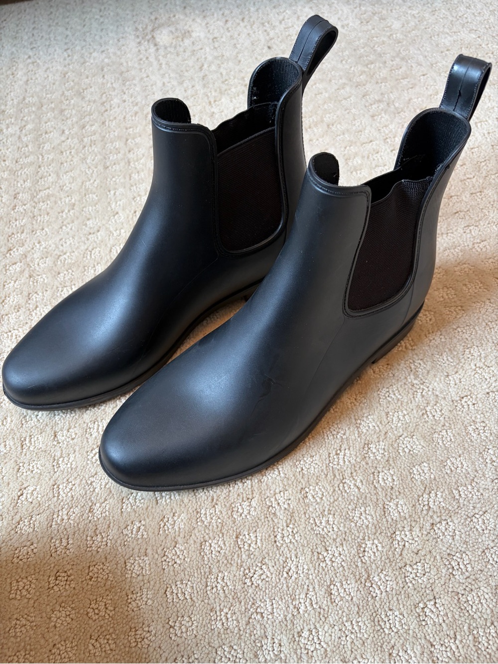 Target Women's Black Chelsea Rubber Rain Boots